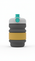 Collapsible water bottle for travel and gym